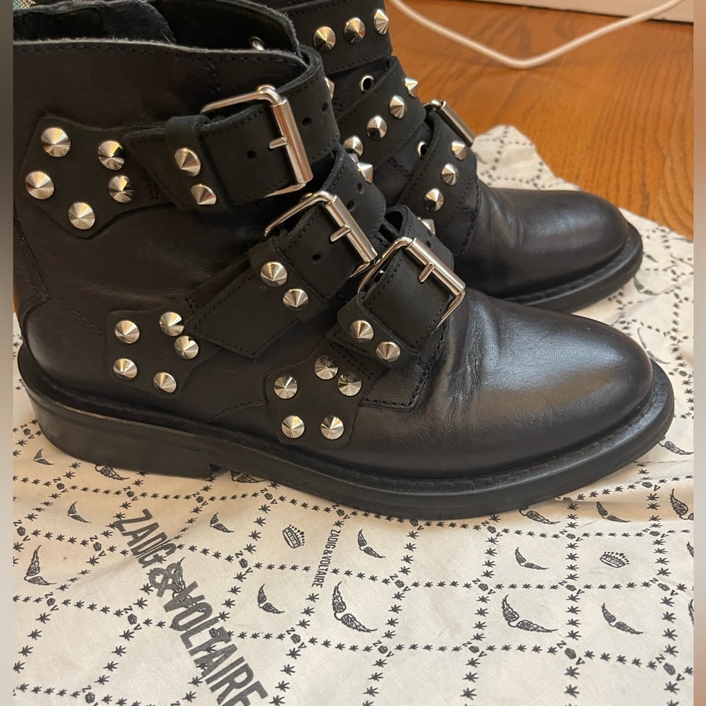 Zadig and Voltaire studded boots